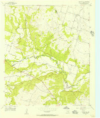 Gentrys Mill Texas Historical topographic map, 1:24000 scale, 7.5 X 7.5 Minute, Year 1956
