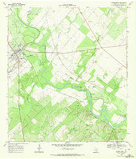 George West Texas Historical topographic map, 1:24000 scale, 7.5 X 7.5 Minute, Year 1968