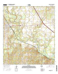 George West Texas Current topographic map, 1:24000 scale, 7.5 X 7.5 Minute, Year 2016