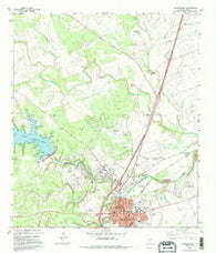 Georgetown Texas Historical topographic map, 1:24000 scale, 7.5 X 7.5 Minute, Year 1982