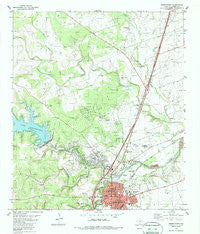 Georgetown Texas Historical topographic map, 1:24000 scale, 7.5 X 7.5 Minute, Year 1982
