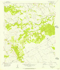 German Valley Texas Historical topographic map, 1:24000 scale, 7.5 X 7.5 Minute, Year 1956