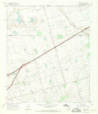 Germania Texas Historical topographic map, 1:24000 scale, 7.5 X 7.5 Minute, Year 1966