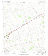 Germania Texas Historical topographic map, 1:24000 scale, 7.5 X 7.5 Minute, Year 1966