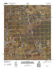Germania Texas Historical topographic map, 1:24000 scale, 7.5 X 7.5 Minute, Year 2010