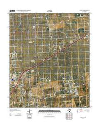 Germania Texas Historical topographic map, 1:24000 scale, 7.5 X 7.5 Minute, Year 2012