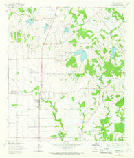 Geronimo Texas Historical topographic map, 1:24000 scale, 7.5 X 7.5 Minute, Year 1964