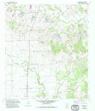 Geronimo Texas Historical topographic map, 1:24000 scale, 7.5 X 7.5 Minute, Year 1964
