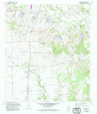 Geronimo Texas Historical topographic map, 1:24000 scale, 7.5 X 7.5 Minute, Year 1964