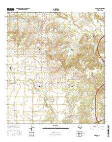 Geronimo Texas Current topographic map, 1:24000 scale, 7.5 X 7.5 Minute, Year 2016