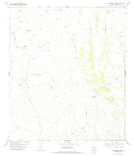 Gettysburg Peak Texas Historical topographic map, 1:24000 scale, 7.5 X 7.5 Minute, Year 1978