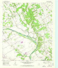 Gholson Texas Historical topographic map, 1:24000 scale, 7.5 X 7.5 Minute, Year 1957