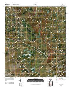 Gholson Texas Historical topographic map, 1:24000 scale, 7.5 X 7.5 Minute, Year 2010