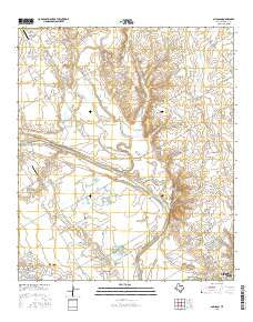 Gholson Texas Current topographic map, 1:24000 scale, 7.5 X 7.5 Minute, Year 2016