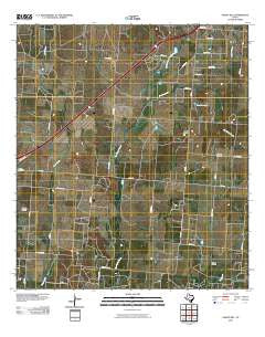 Ghost Hill Texas Historical topographic map, 1:24000 scale, 7.5 X 7.5 Minute, Year 2010
