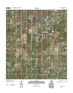 Ghost Hill Texas Historical topographic map, 1:24000 scale, 7.5 X 7.5 Minute, Year 2013