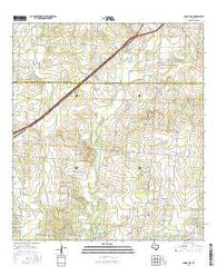 Ghost Hill Texas Current topographic map, 1:24000 scale, 7.5 X 7.5 Minute, Year 2016