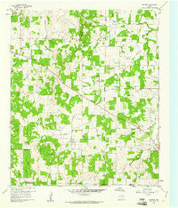 Gibtown Texas Historical topographic map, 1:24000 scale, 7.5 X 7.5 Minute, Year 1960