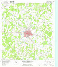 Giddings Texas Historical topographic map, 1:24000 scale, 7.5 X 7.5 Minute, Year 1958