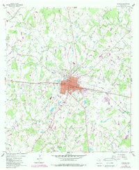 Giddings Texas Historical topographic map, 1:24000 scale, 7.5 X 7.5 Minute, Year 1958