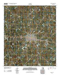 Giddings Texas Historical topographic map, 1:24000 scale, 7.5 X 7.5 Minute, Year 2010