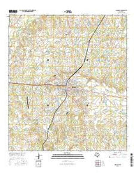 Giddings Texas Current topographic map, 1:24000 scale, 7.5 X 7.5 Minute, Year 2016