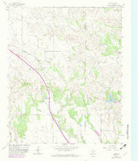 Giles Texas Historical topographic map, 1:24000 scale, 7.5 X 7.5 Minute, Year 1963