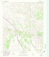 Giles Texas Historical topographic map, 1:24000 scale, 7.5 X 7.5 Minute, Year 1963