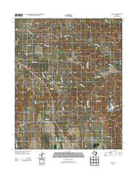 Giles Texas Historical topographic map, 1:24000 scale, 7.5 X 7.5 Minute, Year 2012