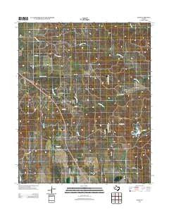 Giles Texas Historical topographic map, 1:24000 scale, 7.5 X 7.5 Minute, Year 2012