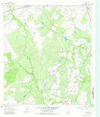 Gillett Texas Historical topographic map, 1:24000 scale, 7.5 X 7.5 Minute, Year 1961
