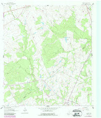 Gillett Texas Historical topographic map, 1:24000 scale, 7.5 X 7.5 Minute, Year 1961
