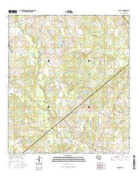 Gillett Texas Current topographic map, 1:24000 scale, 7.5 X 7.5 Minute, Year 2016