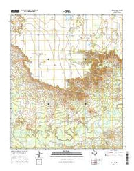 Gilliland Texas Current topographic map, 1:24000 scale, 7.5 X 7.5 Minute, Year 2016