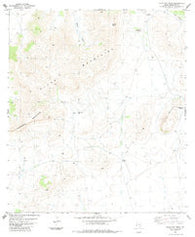 Gilliland Peak Texas Historical topographic map, 1:24000 scale, 7.5 X 7.5 Minute, Year 1983
