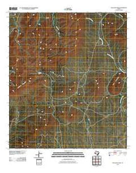 Gilliland Peak Texas Historical topographic map, 1:24000 scale, 7.5 X 7.5 Minute, Year 2010