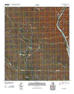 Gillis Ranch Texas Historical topographic map, 1:24000 scale, 7.5 X 7.5 Minute, Year 2010