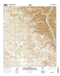 Gillis Ranch Texas Current topographic map, 1:24000 scale, 7.5 X 7.5 Minute, Year 2016