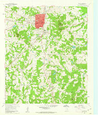 Gilmer Texas Historical topographic map, 1:24000 scale, 7.5 X 7.5 Minute, Year 1960