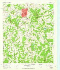 Gilmer Texas Historical topographic map, 1:24000 scale, 7.5 X 7.5 Minute, Year 1960
