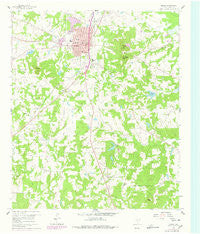 Gilmer Texas Historical topographic map, 1:24000 scale, 7.5 X 7.5 Minute, Year 1960
