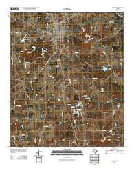 Gilmer Texas Historical topographic map, 1:24000 scale, 7.5 X 7.5 Minute, Year 2010
