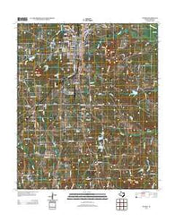 Gilmer Texas Historical topographic map, 1:24000 scale, 7.5 X 7.5 Minute, Year 2013