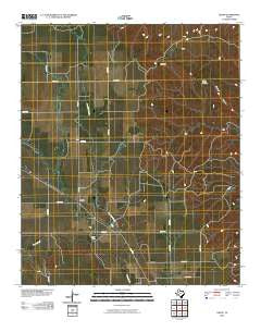 Gilpin Texas Historical topographic map, 1:24000 scale, 7.5 X 7.5 Minute, Year 2010