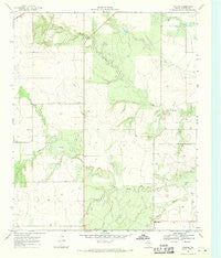 Ginsite Texas Historical topographic map, 1:24000 scale, 7.5 X 7.5 Minute, Year 1968