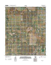 Ginsite Texas Historical topographic map, 1:24000 scale, 7.5 X 7.5 Minute, Year 2012
