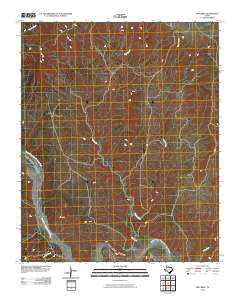 Gip Creek Texas Historical topographic map, 1:24000 scale, 7.5 X 7.5 Minute, Year 2010