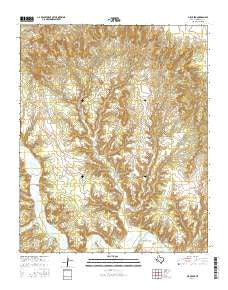 Gip Creek Texas Current topographic map, 1:24000 scale, 7.5 X 7.5 Minute, Year 2016