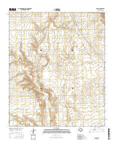 Girard Texas Current topographic map, 1:24000 scale, 7.5 X 7.5 Minute, Year 2016