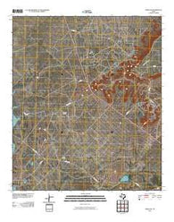 Girvin NE Texas Historical topographic map, 1:24000 scale, 7.5 X 7.5 Minute, Year 2010